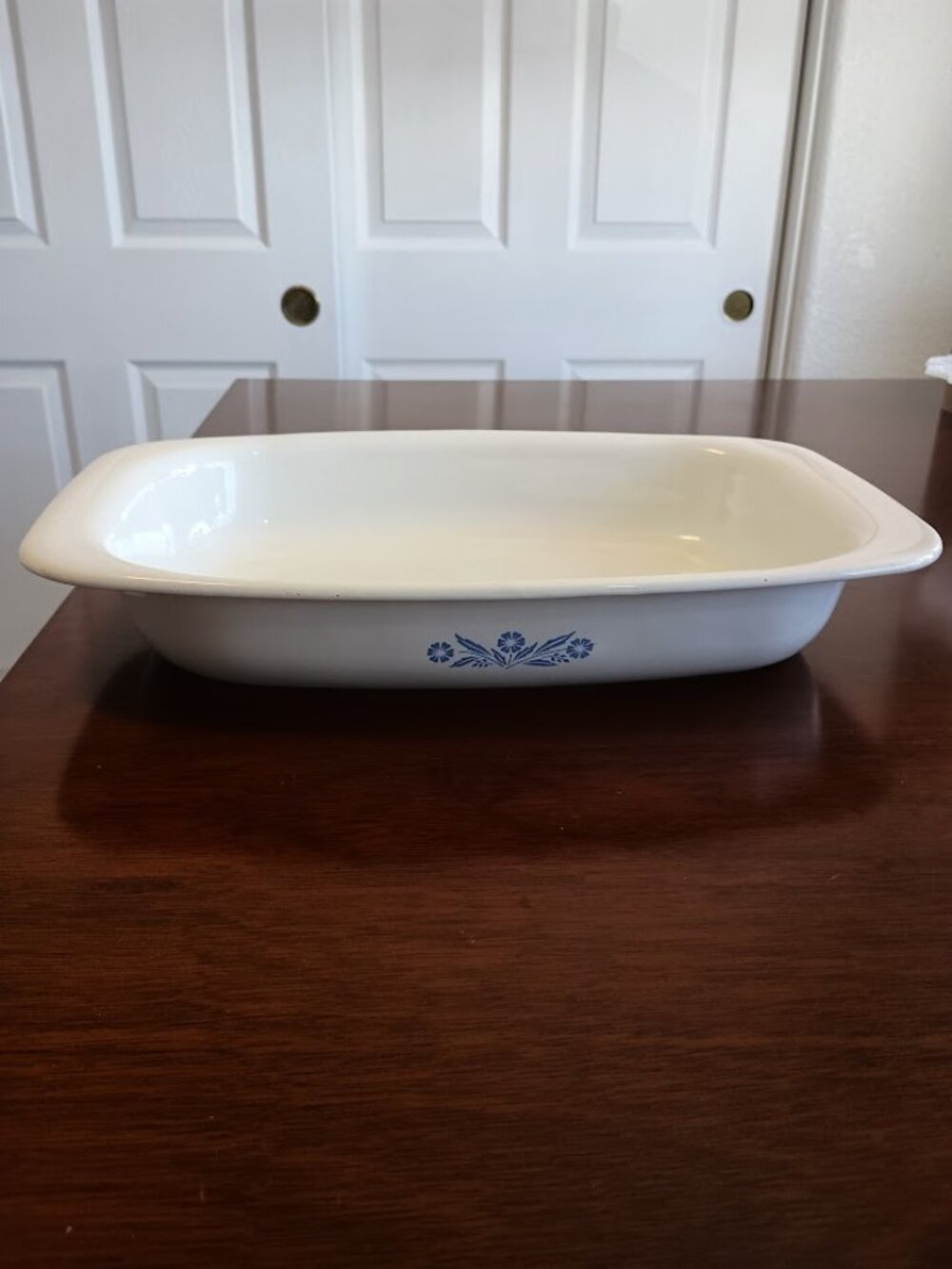 Vintage Corning Ware Blue Cornflower Roaster, P-21